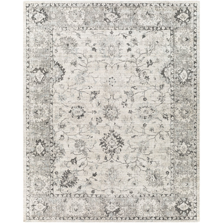 Joss & Main Idette Handmade HandKnotted Light Gray Rug Wayfair